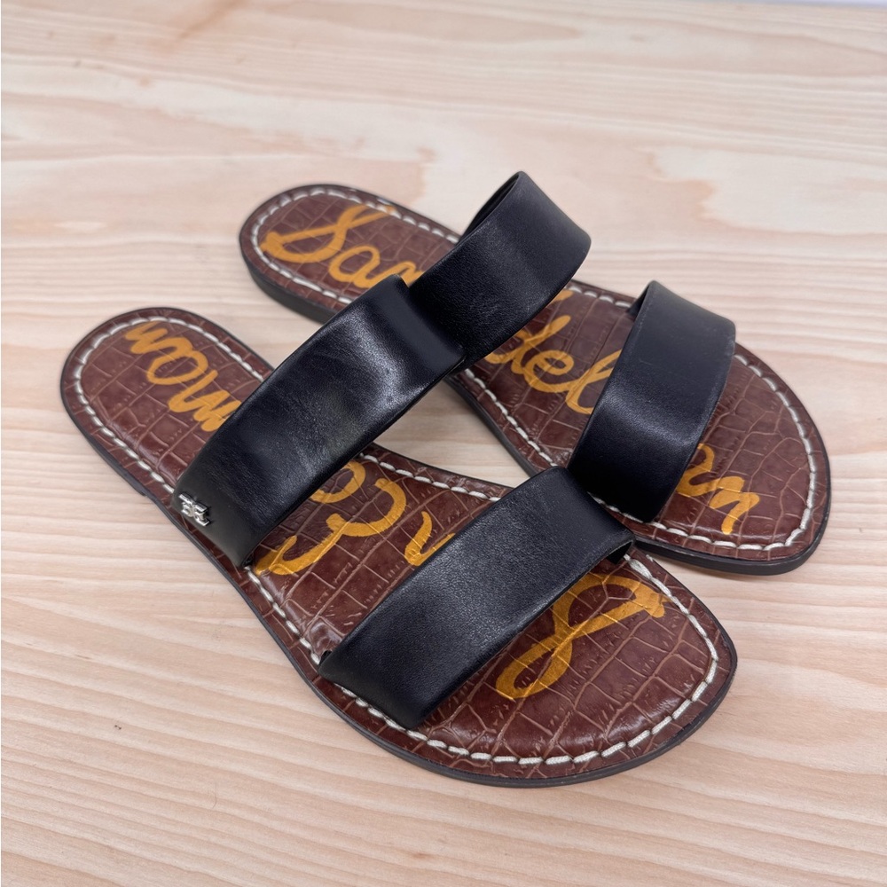 Sam Edelman Black Leather Sandals